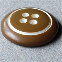 army hvid retro plastik knap 4 huller til salg gamle knapper 25 mm